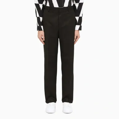 Valentino Black Regular Trousers