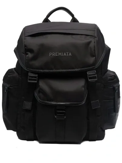 Premiata Mens Black Polyamide Backpack