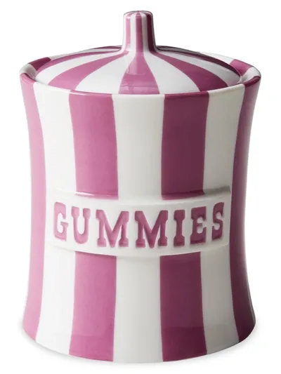 Jonathan Adler Vice Gummies Canister In Purple White