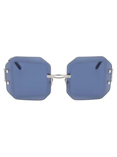 Marni Eyewear Me109s Sunglasses In 048 Platinum