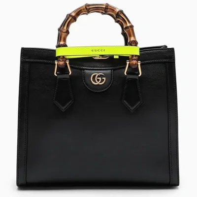 Gucci Black Diana Small Tote Bag