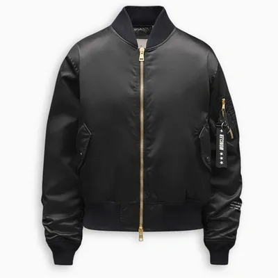 Moncler Genius Black Rassos Bomber Jacket