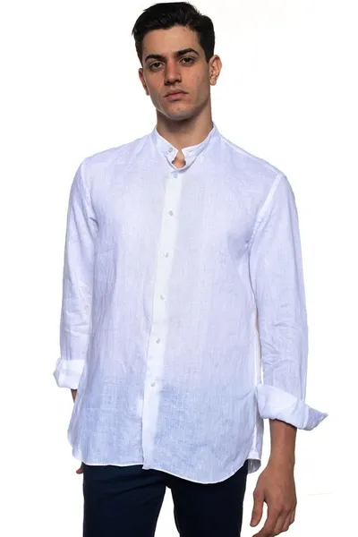 Vincenzo De Lauziers Casual Shirt In White