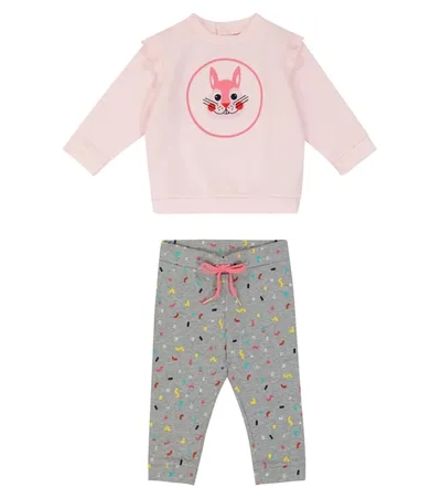 The Marc Jacobs Baby Sweater And Sweatpants Set In Light Grey