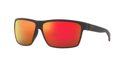 Maui Jim Unisex Polarized Sunglasses, Alenuihaha In Red Mir Pol