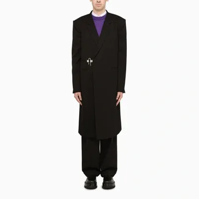 Givenchy Black Wool Single-breasted Coat