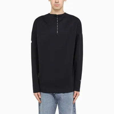 Moncler Genius Sweatshirt Crew-neck Hyke In Blue