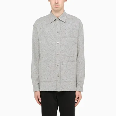 Ermenegildo Zegna Grey Cotton Blend Shirt