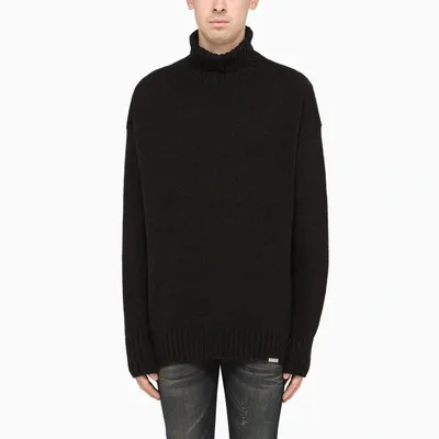 Represent Black Turtle Neck Sweater