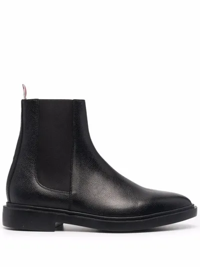 Thom Browne Chelsea Shoes In Black