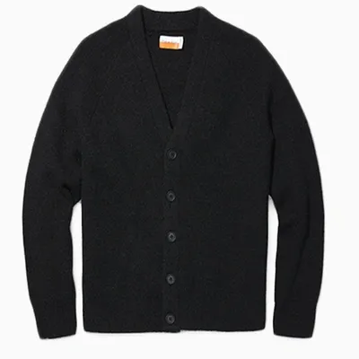 Heron Preston For Calvin Klein Black Boxy Cardigan