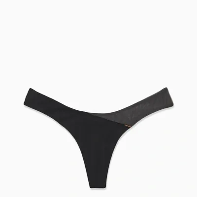 Heron Preston For Calvin Klein Black/grey High Leg Bikini Panties