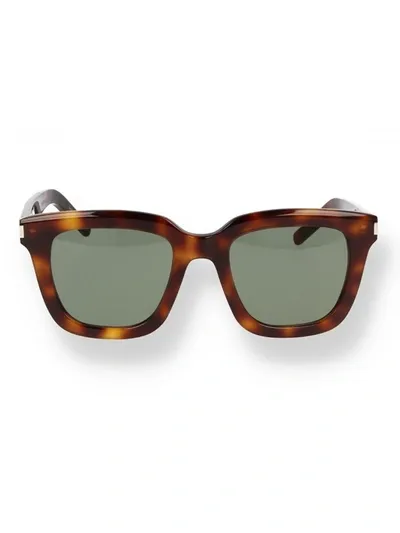 Saint Laurent Eyewear Square Frame Sunglasses In Brown