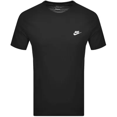 Nike Crew Neck Club T Shirt Black