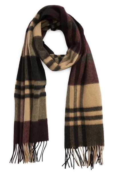 Andrew Stewart Plaid Cashmere Scarf In 010chr