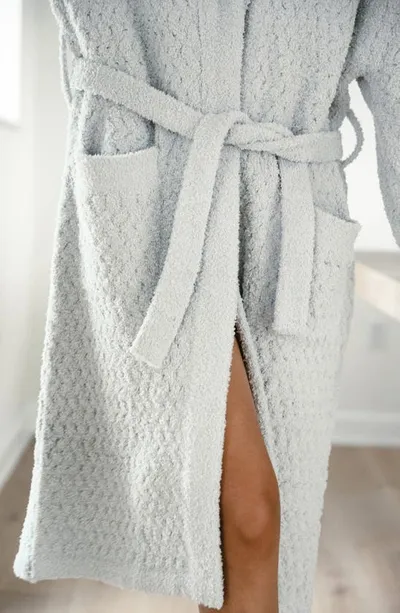 Sunday Citizen Snug Waffle Robe In Cloud Grey