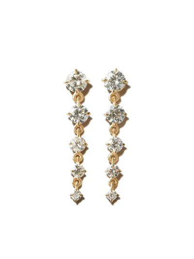 Lizzie Mandler Fine Jewelry 18kt Yellow Gold Éclat Five Drop Diamond Earrings