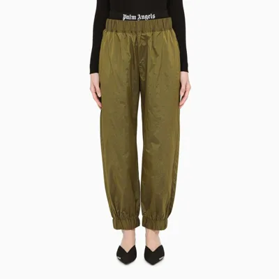 Palm Angels Military Green Cargo Trousers