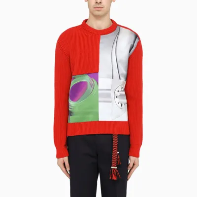 Lanvin Rosenquist Red Pullover