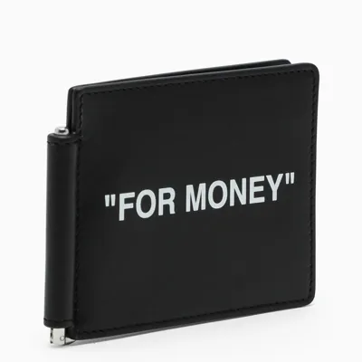 Off-white Black "for Money" Card Holder