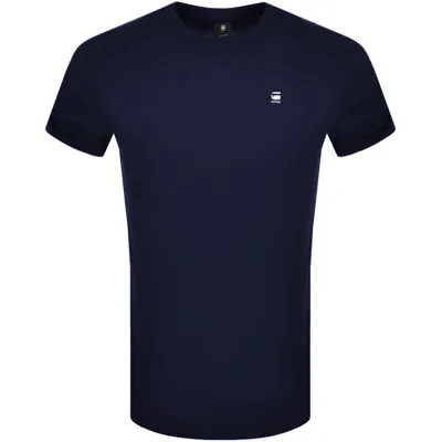 G-star G Star Raw Lash Logo T Shirt Navy