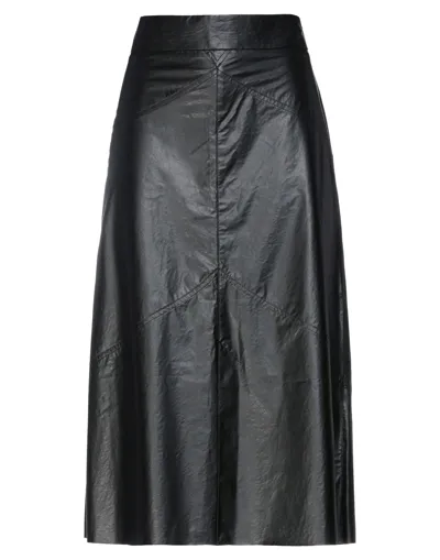 Isabel Marant Midi Skirts In Black