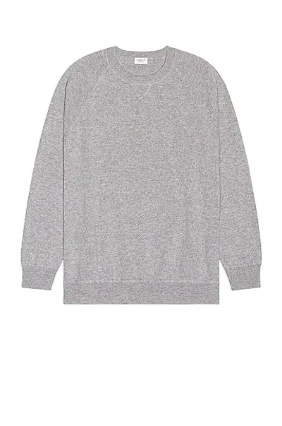 Ghiaia Cashmere Cashmere Raglan Crewneck In Grey