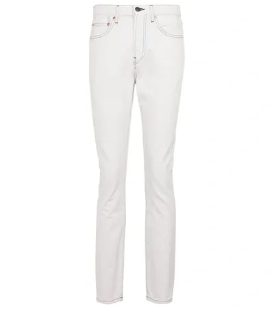 Wardrobe.nyc High-waisted Straight-leg Jeans In White