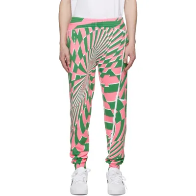 Stella Mccartney Multicolor Ed Curtis Edition Optical Lounge Pants In 8490 Multicolor