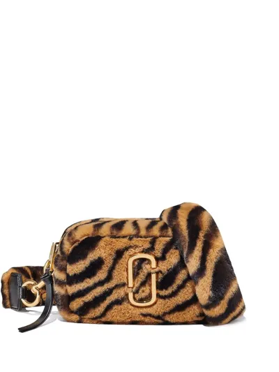 Marc Jacobs The Snapshot Animal-print Camera Bag In Natural/black