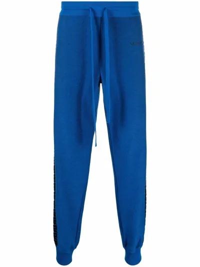 Versace La Greca Sweatpants, Male, Royal Blue, 56