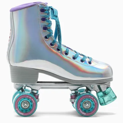 Impala Skate Silver Holographic Roller Skates In Metal