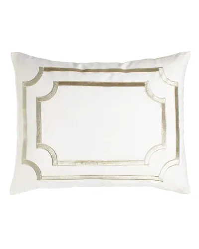 Lili Alessandra Standard Soho Sham In Ice Silver