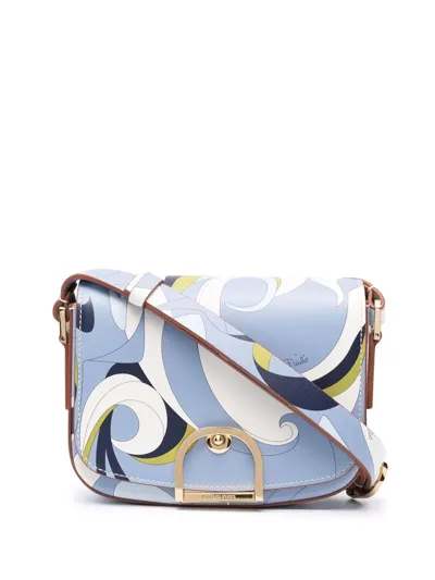 Emilio Pucci Abstract-print Tote Bag In Violett