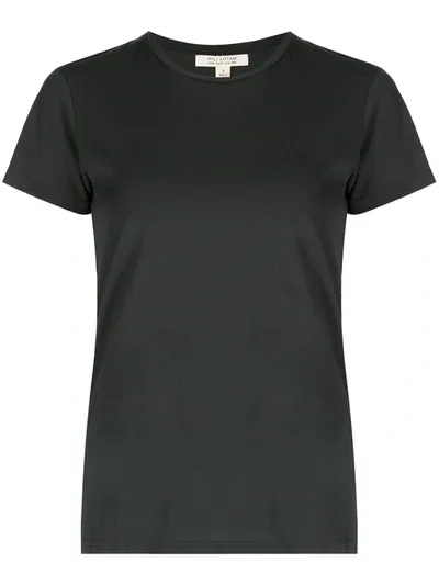 Nili Lotan Lana Supima Cotton-jersey T-shirt In Black