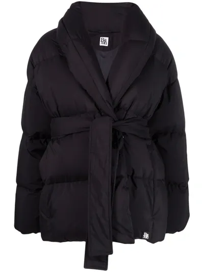 Bacon Padded Down Coat In Black