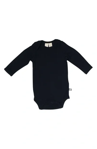 Kyte Baby Kids' Long Sleeve Bodysuit In Midnight