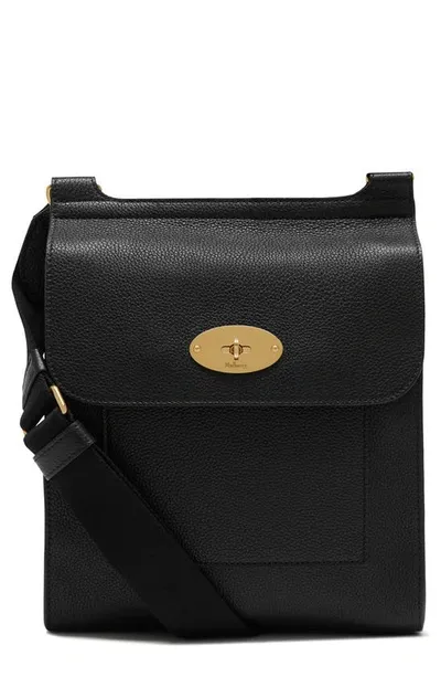 Mulberry Small Antony Leather Crossbody Bag In Black