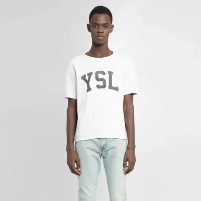 Saint Laurent T Shirts In White