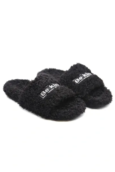 Oxygen Boutique Be Kind Black Slippers