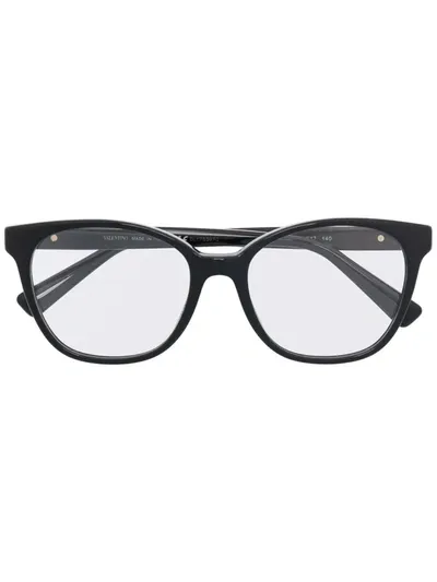 Valentino Garavani Va3064 Square-frame Glasses In Schwarz