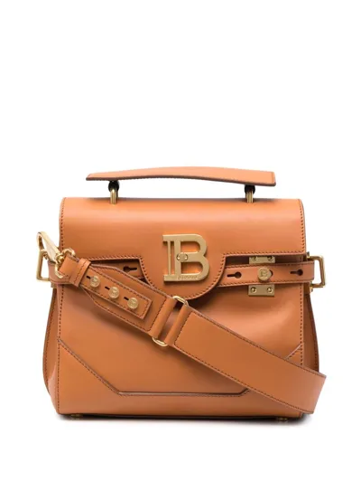 Balmain B-buzz 23 Tote Bag In Neutrals