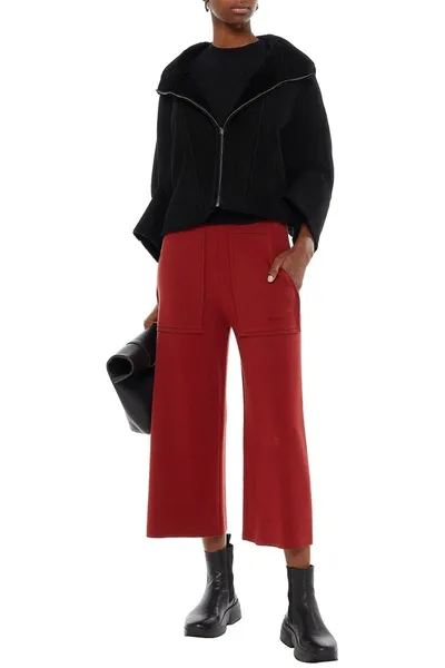 Gentryportofino Stretch-knit Wool-blend Culottes