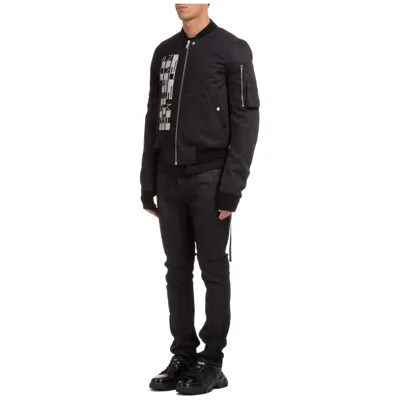 Drkshdw Men's Bomber Outerwear Down Jacket Blouson  Gethsemane In Black