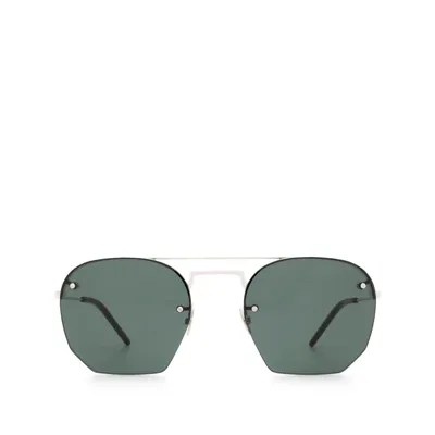 Saint Laurent Sl 422 Sunglasses In Silver