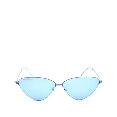 Balenciaga Bb0015s Blue Unisex Sunglasses