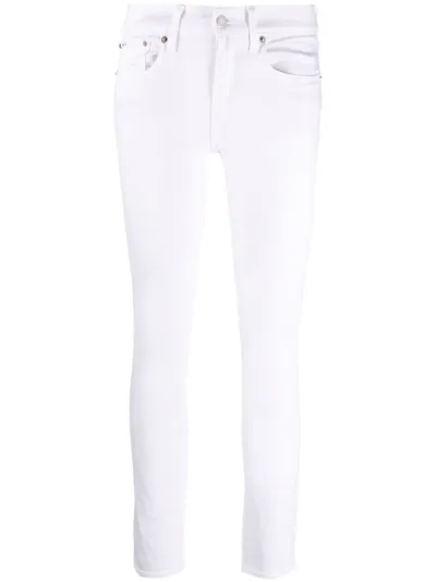 Polo Ralph Lauren Mid-rise Skinny Jeans In White