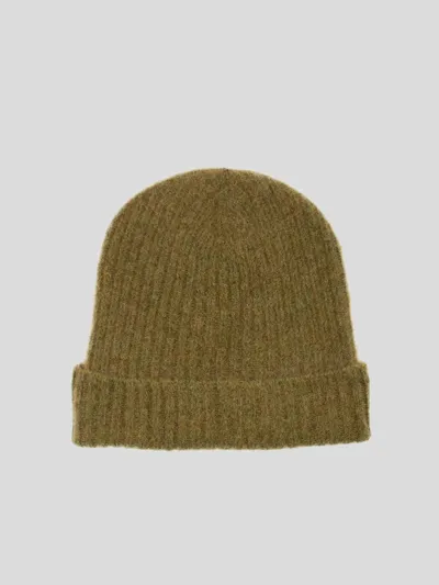 Schnayderman’s Beanie Seamless Rob Mohair In Green Melange