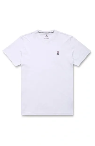 Psycho Bunny Classic Crew Neck T Shirt White