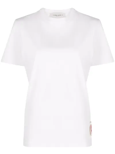 Golden Goose Golden W S T-shirt In White Cotton